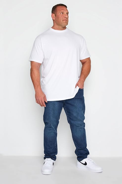 BadRhino Big and Tall Stretch Jeans Indigo