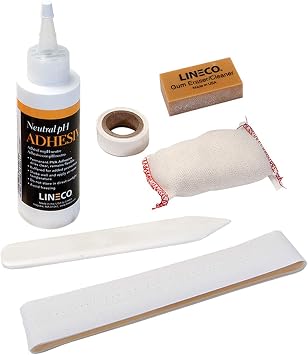 Lineco Bookbinding Repair Tool Kit for Simple Repairing and Cleaning