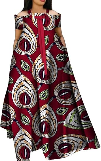 African Dresses for Women Plus Size Robe African Maxi Long Dress Ankara Print Vestidos Dashiki Party Clothes for Lady