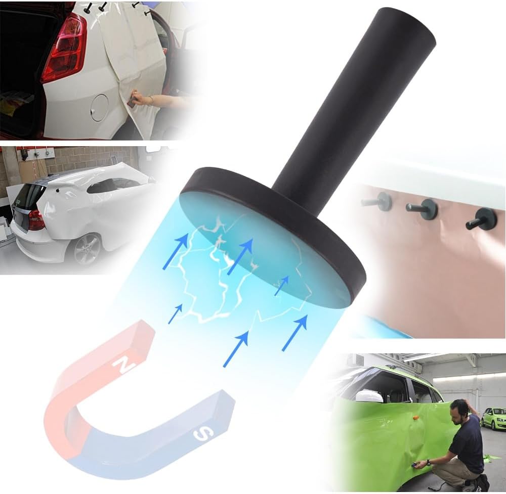 4pcs Car Wrap Gripper Strong Magnetic Holder Vehicle Foil Vinyl Film Stickers Wrapping Install Tool Magnet Fix Sign Tool, PPF A136