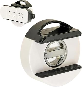 Holder for Power Strip, Rotating Organizer with Sockets, Organizer for Power Strips   for Office, Living Room, Bedroom, Hotel, Kitchen, Wardrobe, Countertop