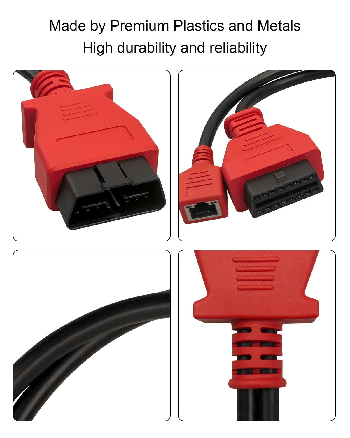 OBD2 Cavo connettore adatto per BMW Autel MaxiSYS Pro MS908P Scanner Adaptor, 16Pin Programmazione Cavo Connettore Scansione Strumento