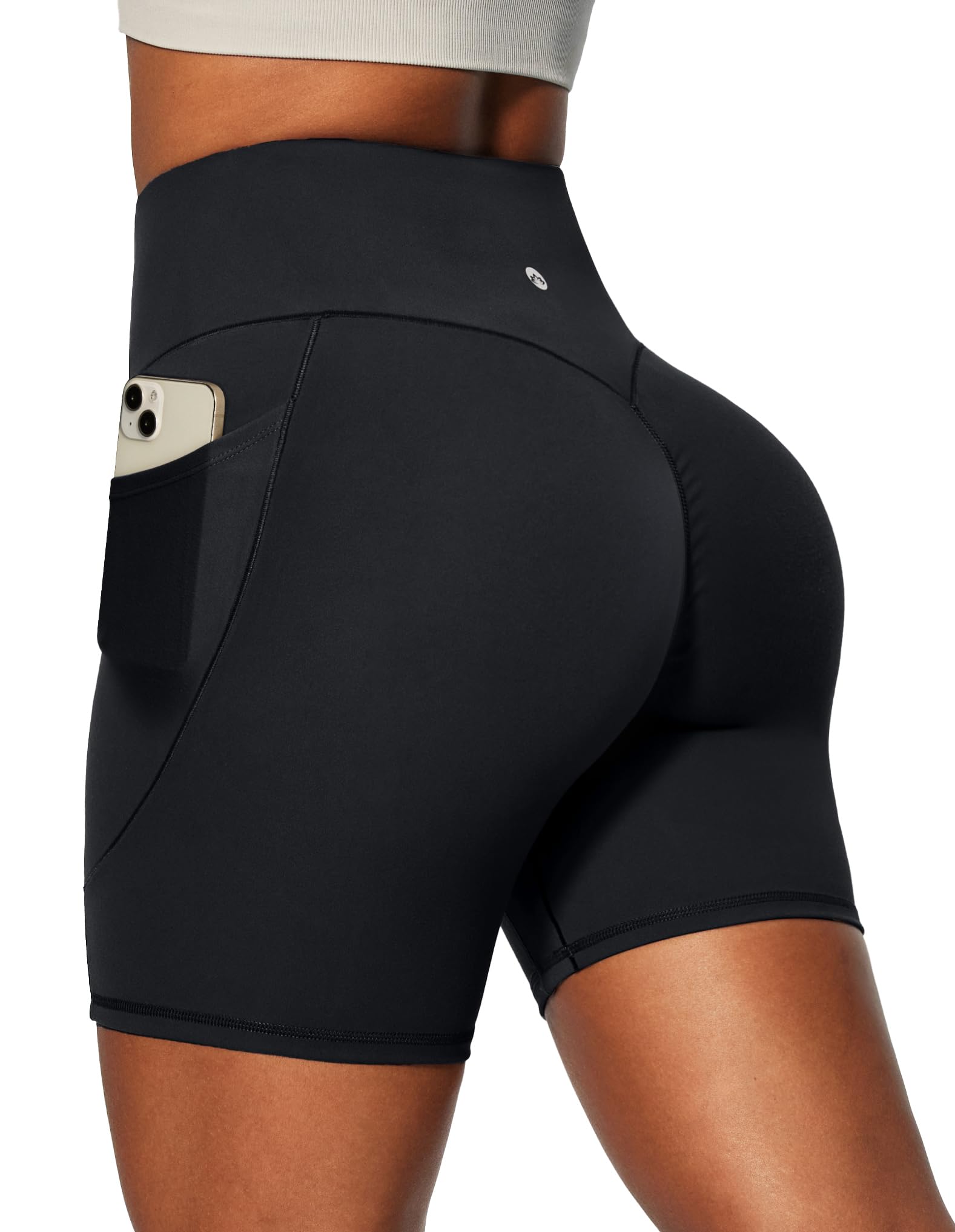 Heathyoga 6 Inch Biker Shorts