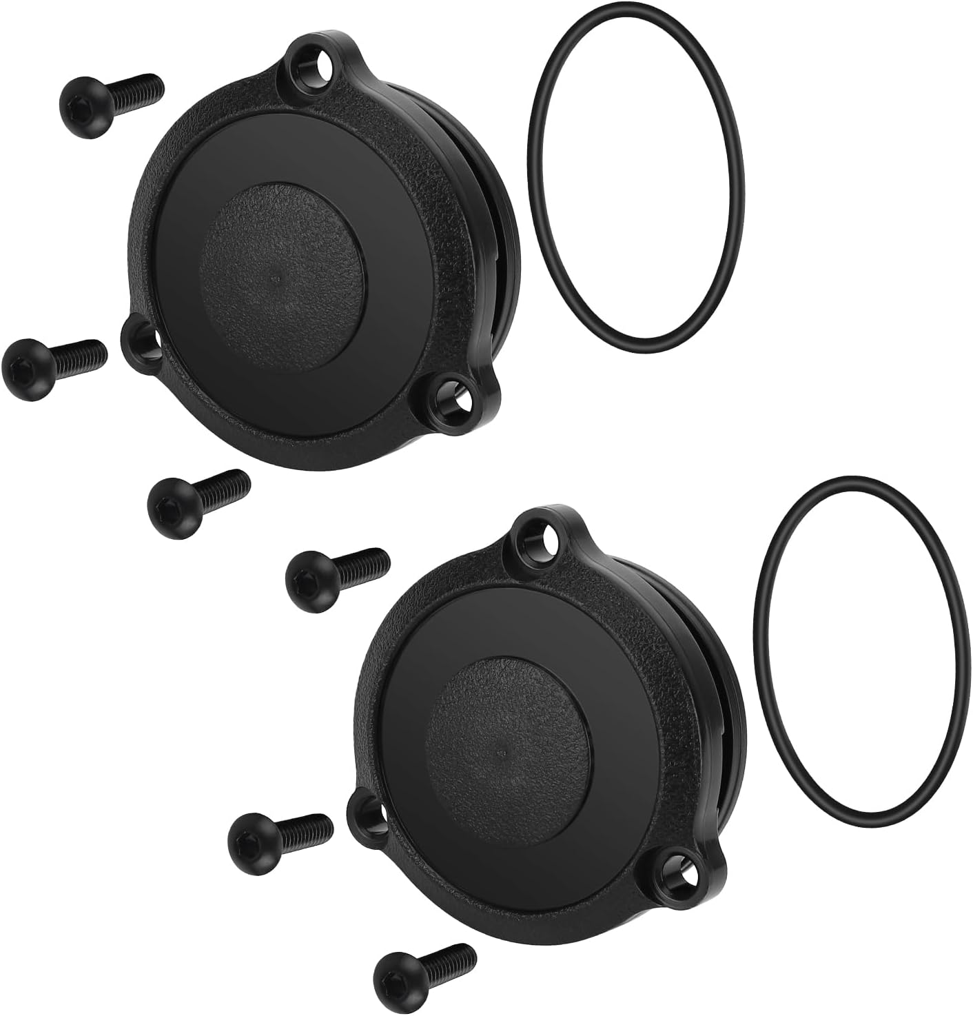 JAVIK 2Pcs Front Wheel Cap Fit for Polaris Scrambler Sportsman Xplorer Ranger Die-sel Worker Magnum Big Boss Xpedition 250 300 335 325 400 425 455 500 1996-2009, OEM#5432611
