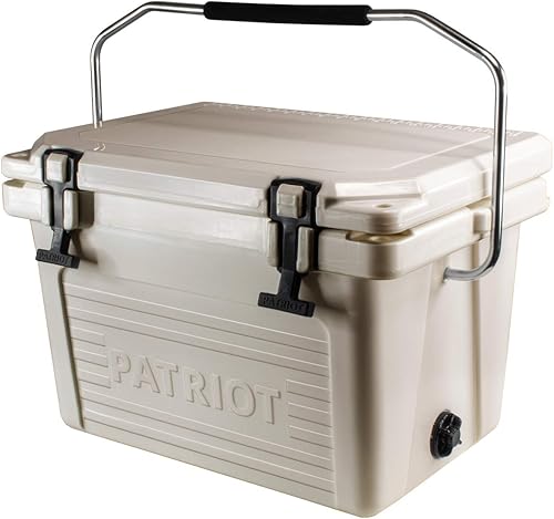 Miniatura 8 de Patriot Heavy Duty 20QT Roto-Molded Cooler, con barra de mango de acero  perfecto para pesca, caza, construcción sitios, Tailgating  Capacidad para