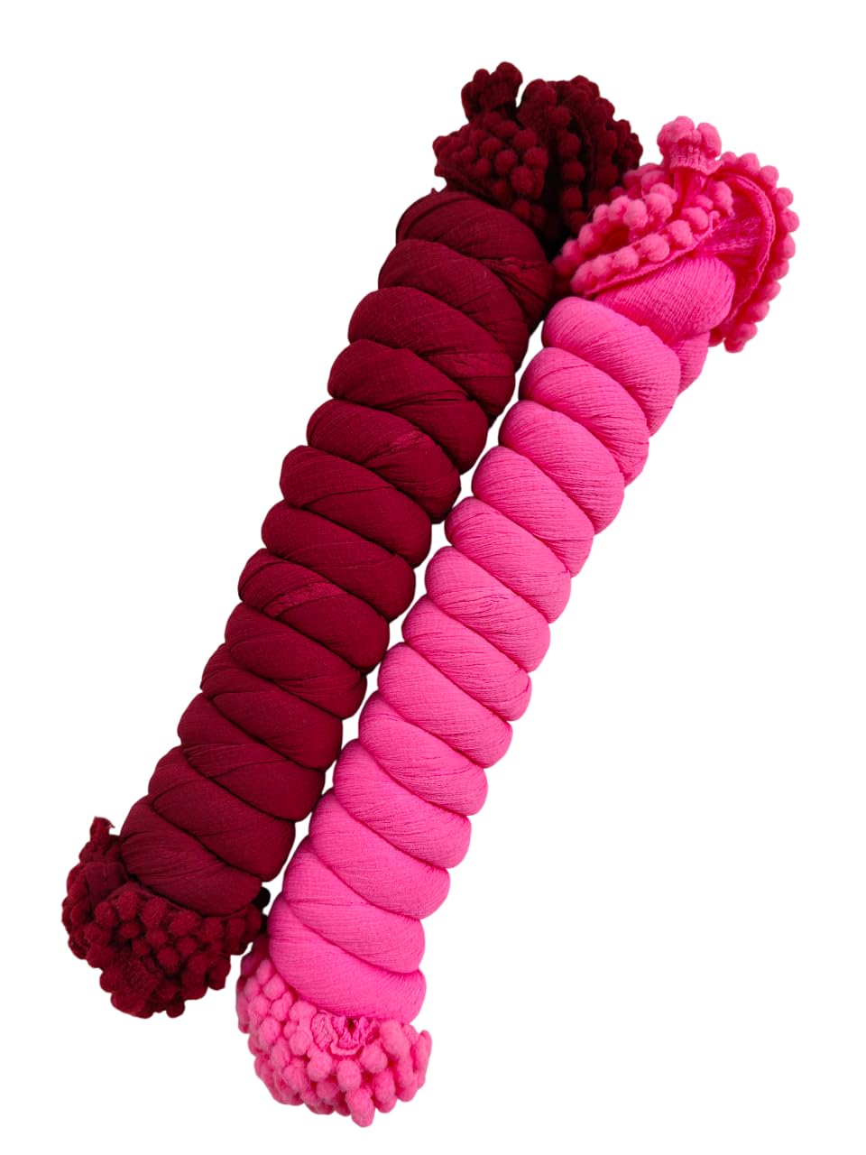 saheli Soft Chiffon-Bright Colours/Breathable Solid Casual/Daily Use Dupatta/Scraff For Women's & Girls Length - 2.50 Meter/Combo Pack Of 2 Pcs (With Maroon Colour)-picture-15