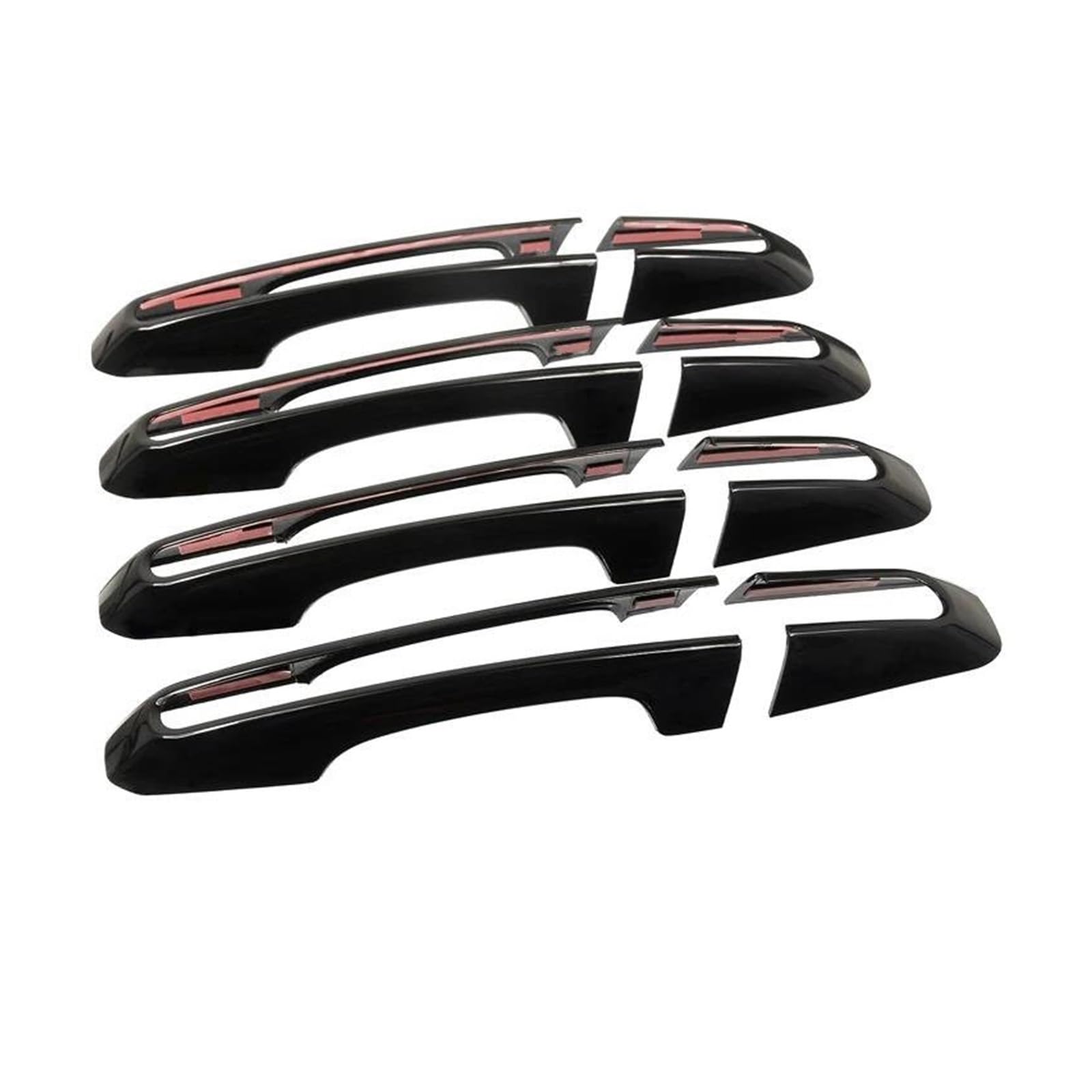 MTVTFECEWG for Jaguar for E-PACE XE XF XFL for F-Pace Exterior Side Door Handle Cover Trim (Black)
