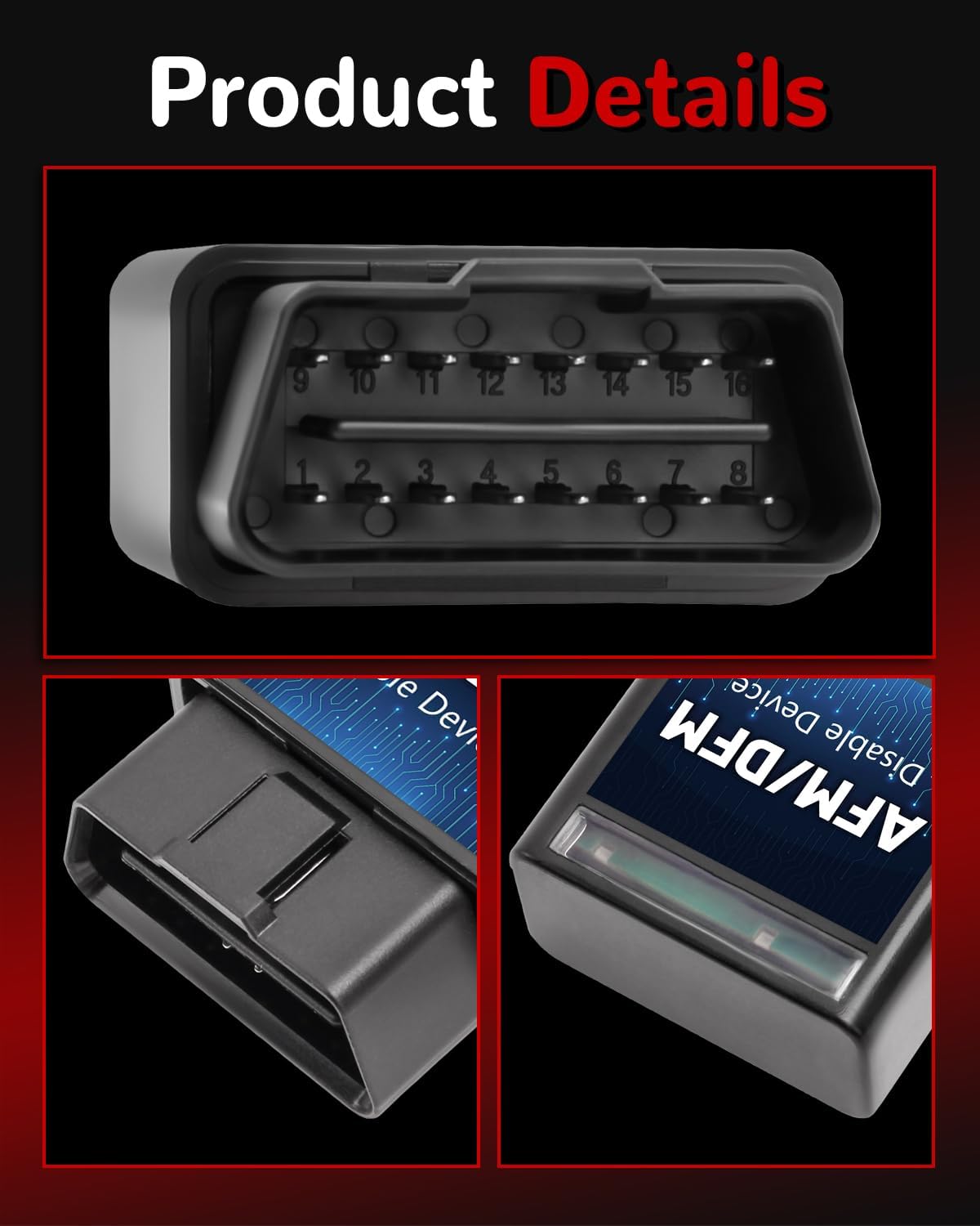 AFM Disabler Active Fuel Management Disabler Device RA003 Compatible with Silverado Tahoe Avalanche Sierra Yukon Escalade GM V6 & V8