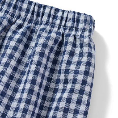 Image of Y2k Women Gingham Boxer Shorts Low Rise Micro Pajamas PJ Sleep Short Pants Plaid Sleepwear Sleeping Lounge Bottoms