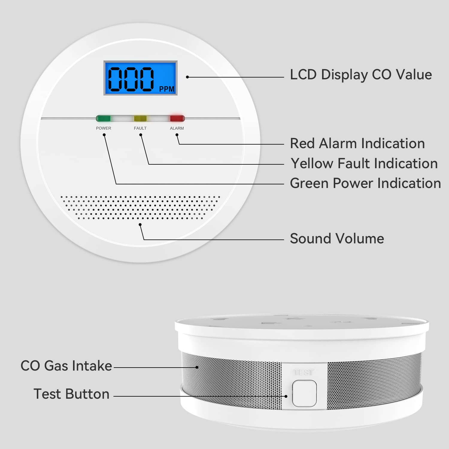 Diagram of CPVAN CO detector components