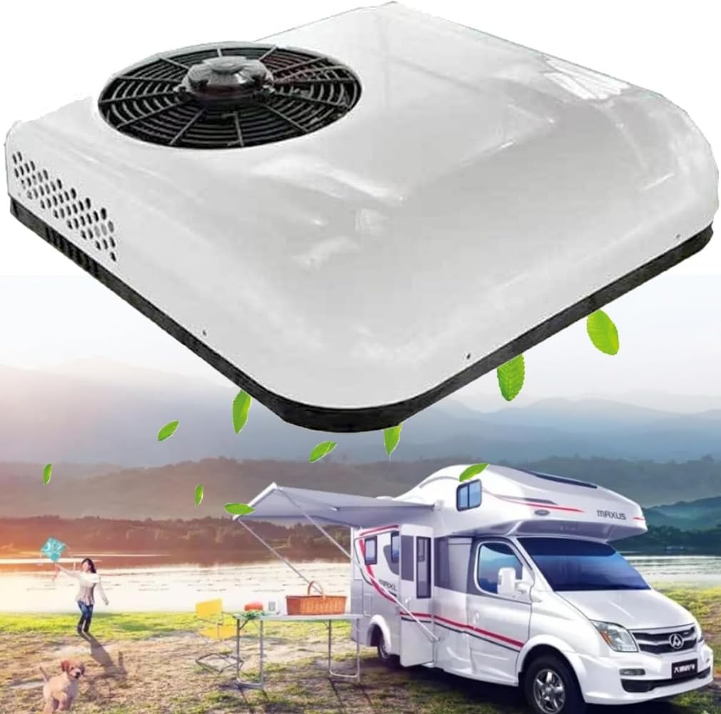 Amazon.co.jp: 12V/24V ユニバーサル電動トラック RV 屋上エアコン、超 