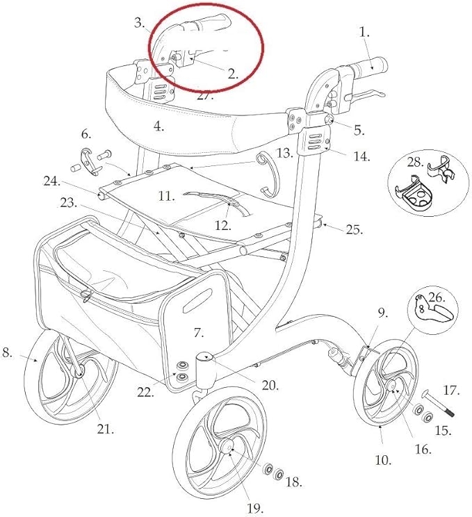 Brake Cable Only (Pair) for Drive Standard RTL10266 Nitro