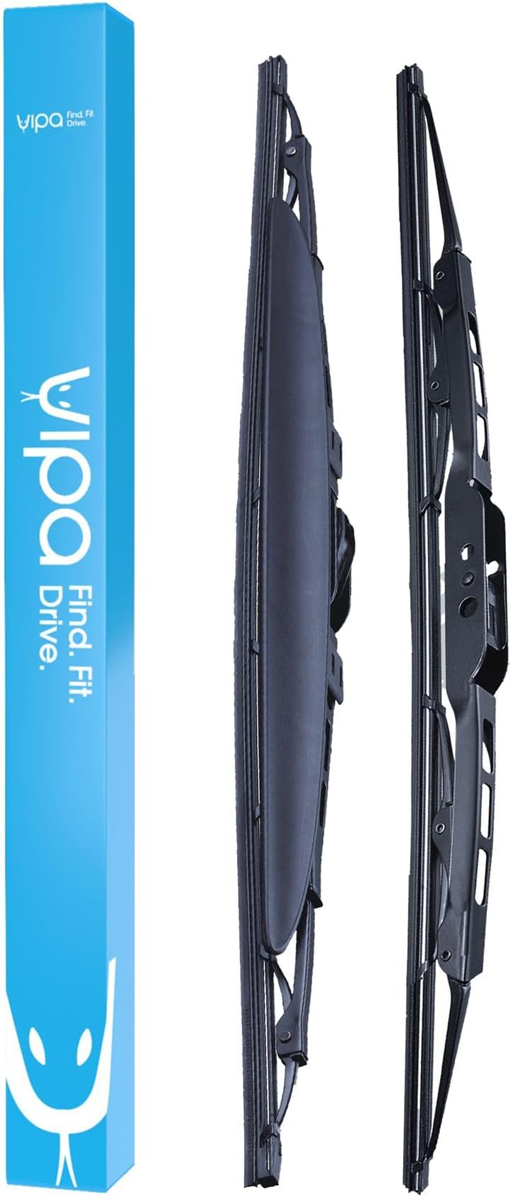 Vipa Car Parts Premium Wiper Blade Kit | Fits: SSANGYONG REXTON W SUV (Jul 2012 to Jun 2014) | All-Weather Performance | Durable, Streak-Free Windshield Wipers | Easy Installation