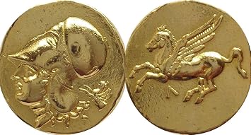 Athena & Pegasus, Most Famous Greek Coin, Goddess of Wisdom, Beautiful Winged Horse, Greek God & Goddesses Coin Collection, A Favorite of Percy Jackson Fans 85G