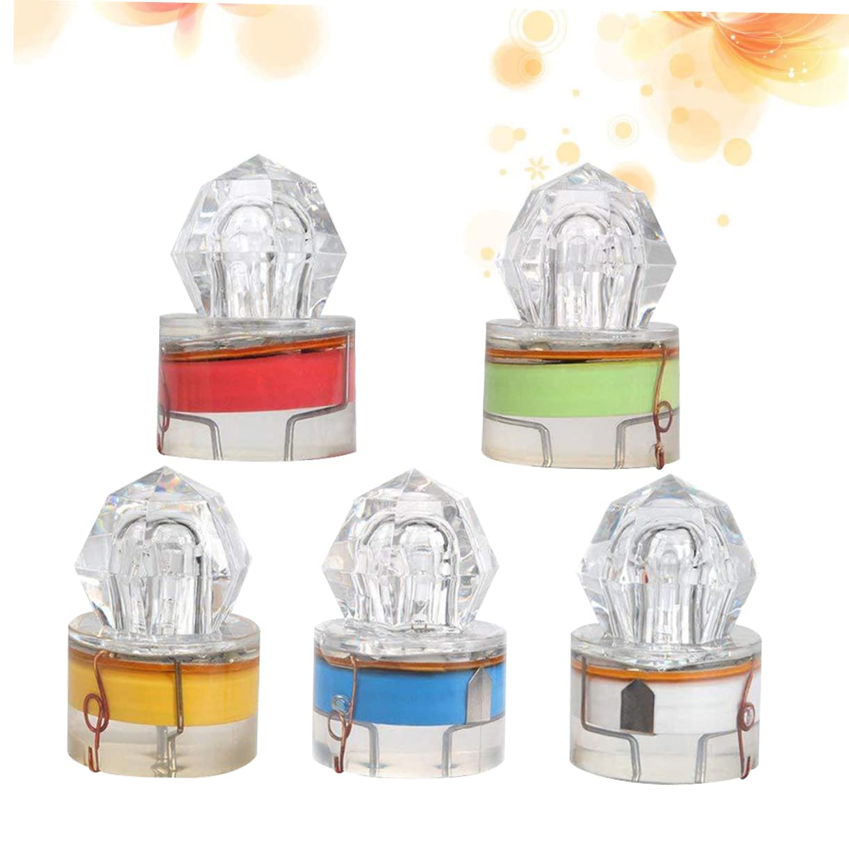 TOYANDONA Luz De Pescado Sumergible Luz del Acuario Luces Al Aire Luces Submarinas Señuelo De Pesca Consejo Bote Luces De Pesca Lámpara De Pesca Luz Submarina