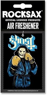 Rocksax Ghost Rite Here Hanging Air Freshener – Long-Lasting Vanilla Car Air Freshener for Home & Office – Double-Sided Print Rock Band Memorabilia Car Fresheners