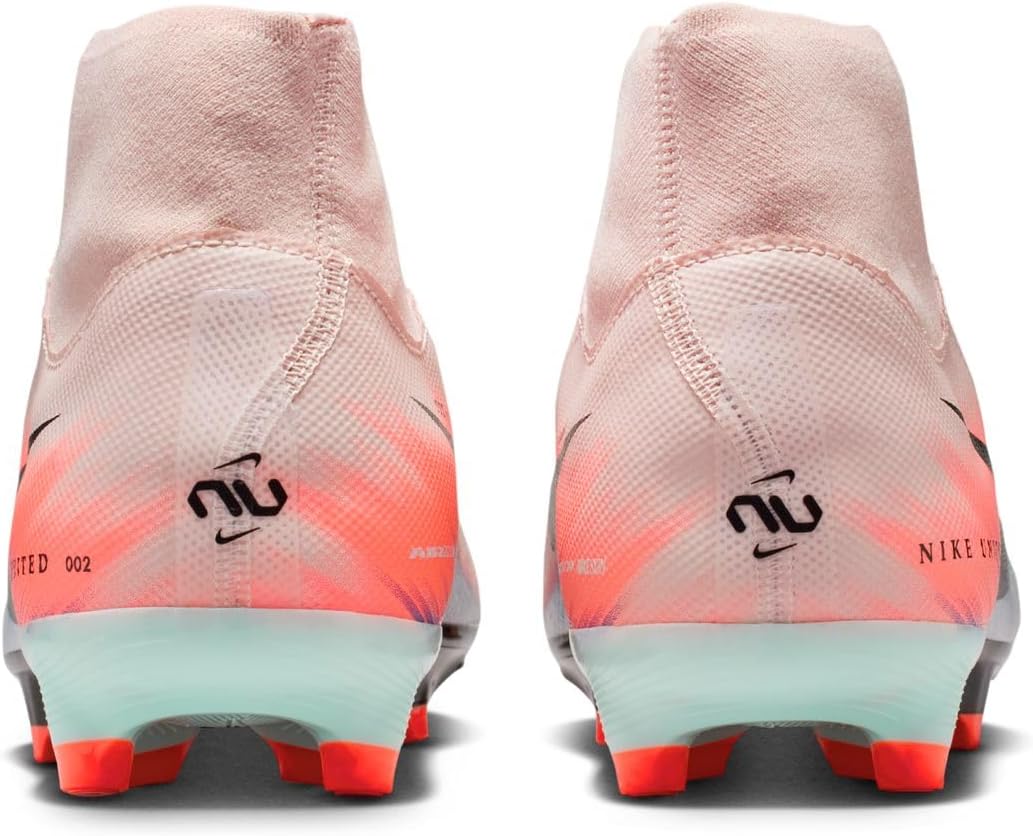 Nike United Mercurial Superfly 10 Academy Multi-Ground High-Top Soccer Cleats (Silt Red/Racer Blue)