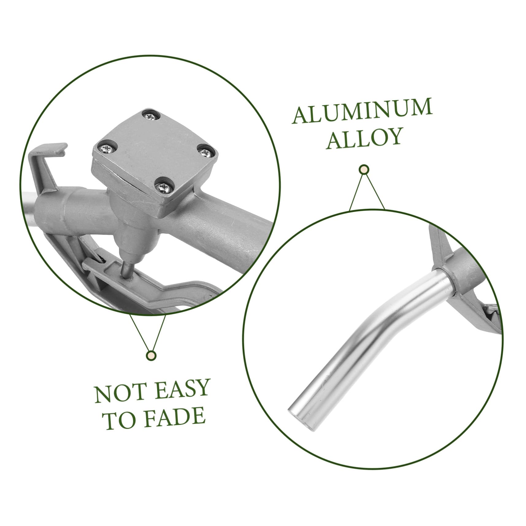 Mikinona Pistolet Manuel Alliage Aluminium pour Carburant Auto-écoulement Compatible Diesel Essence et Huile Moteur Outil de Distribution pour Voitures et Moteurs