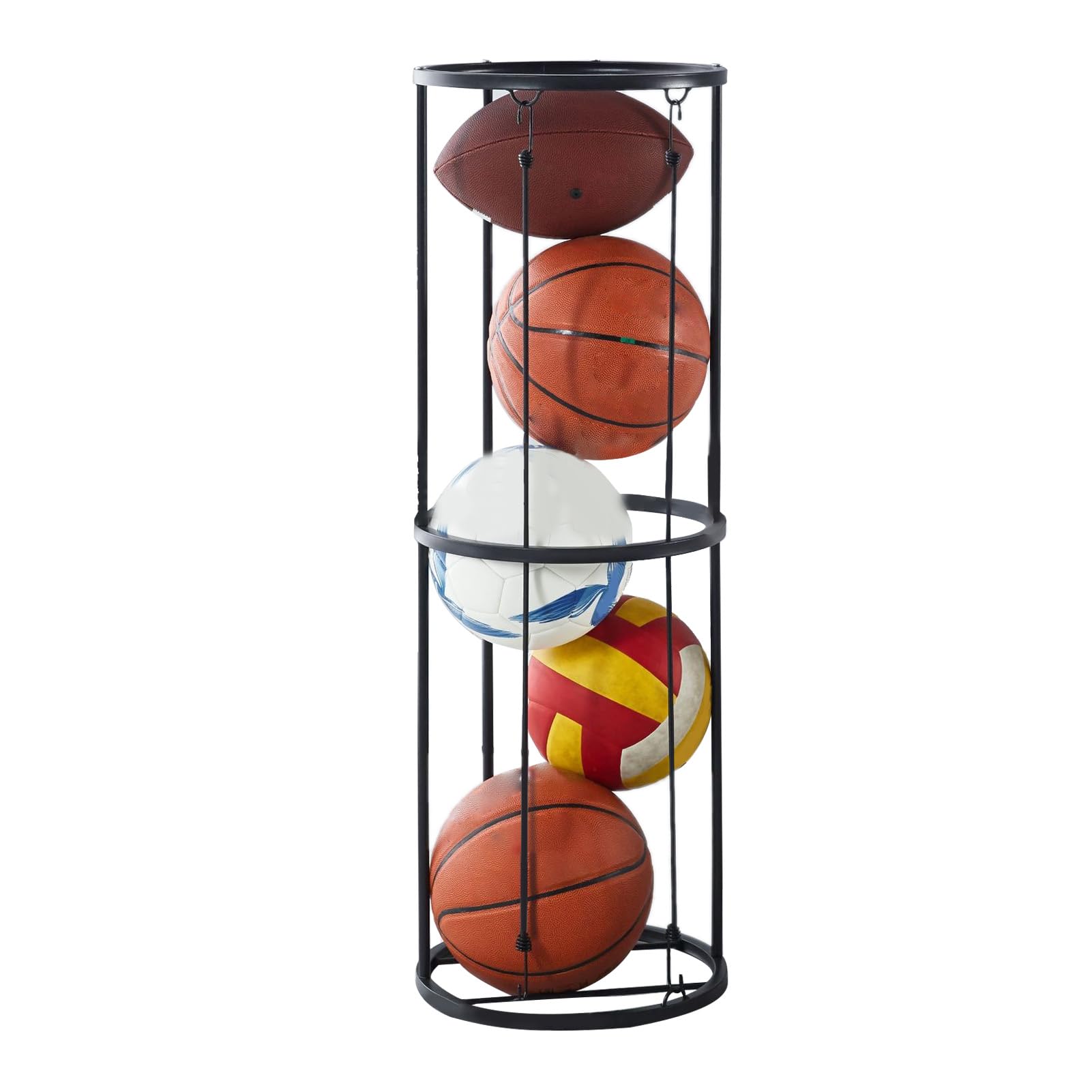 Vertikaler Ballständer für Kinderzimmer und Garage mit Robuster Stahlkonstruktion und Platzsparendem Design