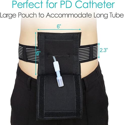 Miniatura 3 de Cinturón de tubo de alimentación transpirable, cinturones de tubos G, cinturón de tubo de clavija, soporte elástico para tubo G, suministros de