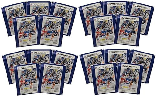 20 PACKS 2019 Panini NFL Football Sticker Collection packs (5 stickerspk)
