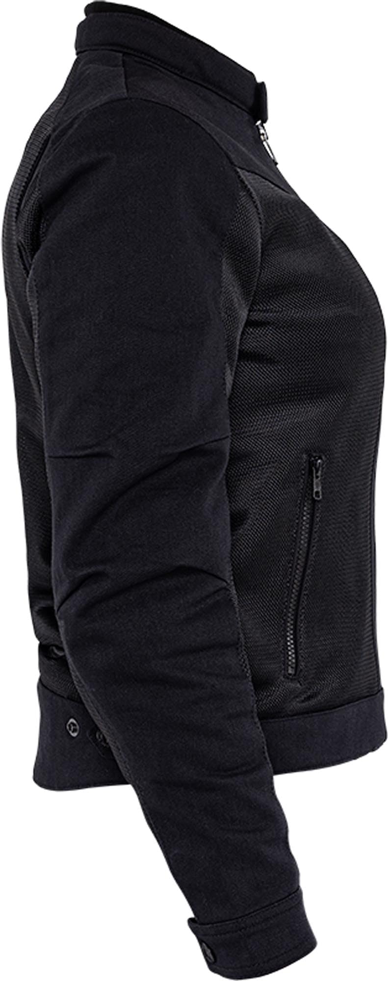 John Doe Aero Mesh Damska perforowana kurtka motocyklowa, czarny, M