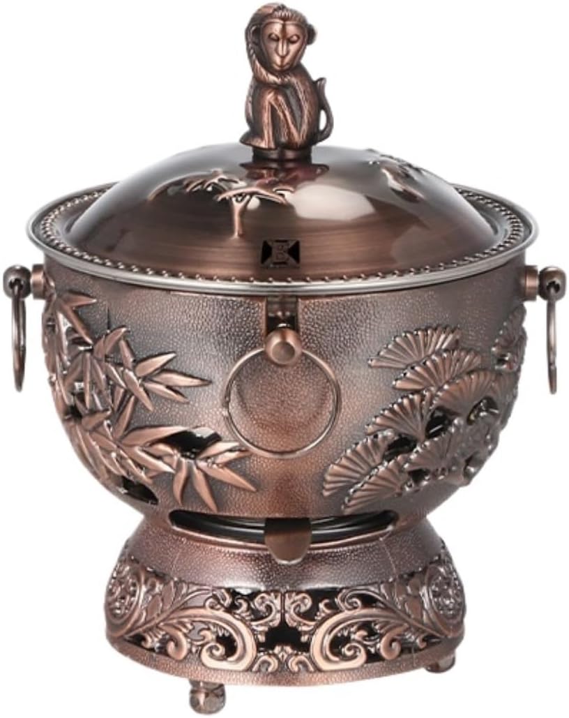Olla china tradicional para fondue exterior de aleación de aluminio