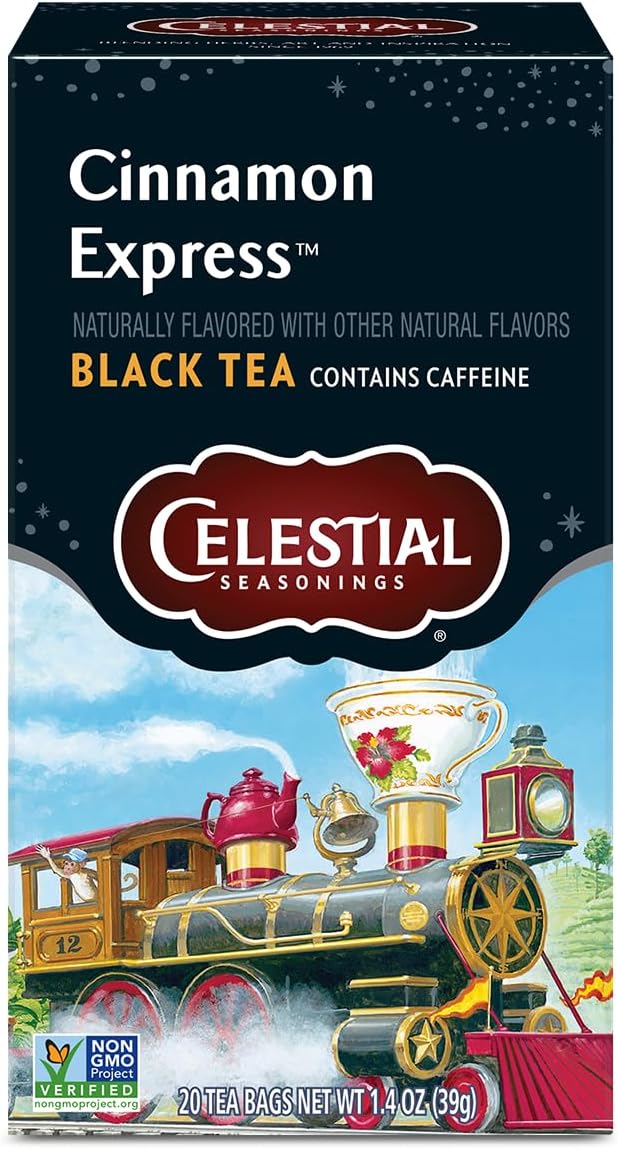 Celestial Seasonings Cinnamon Express Black Tea 20 Tea Bags