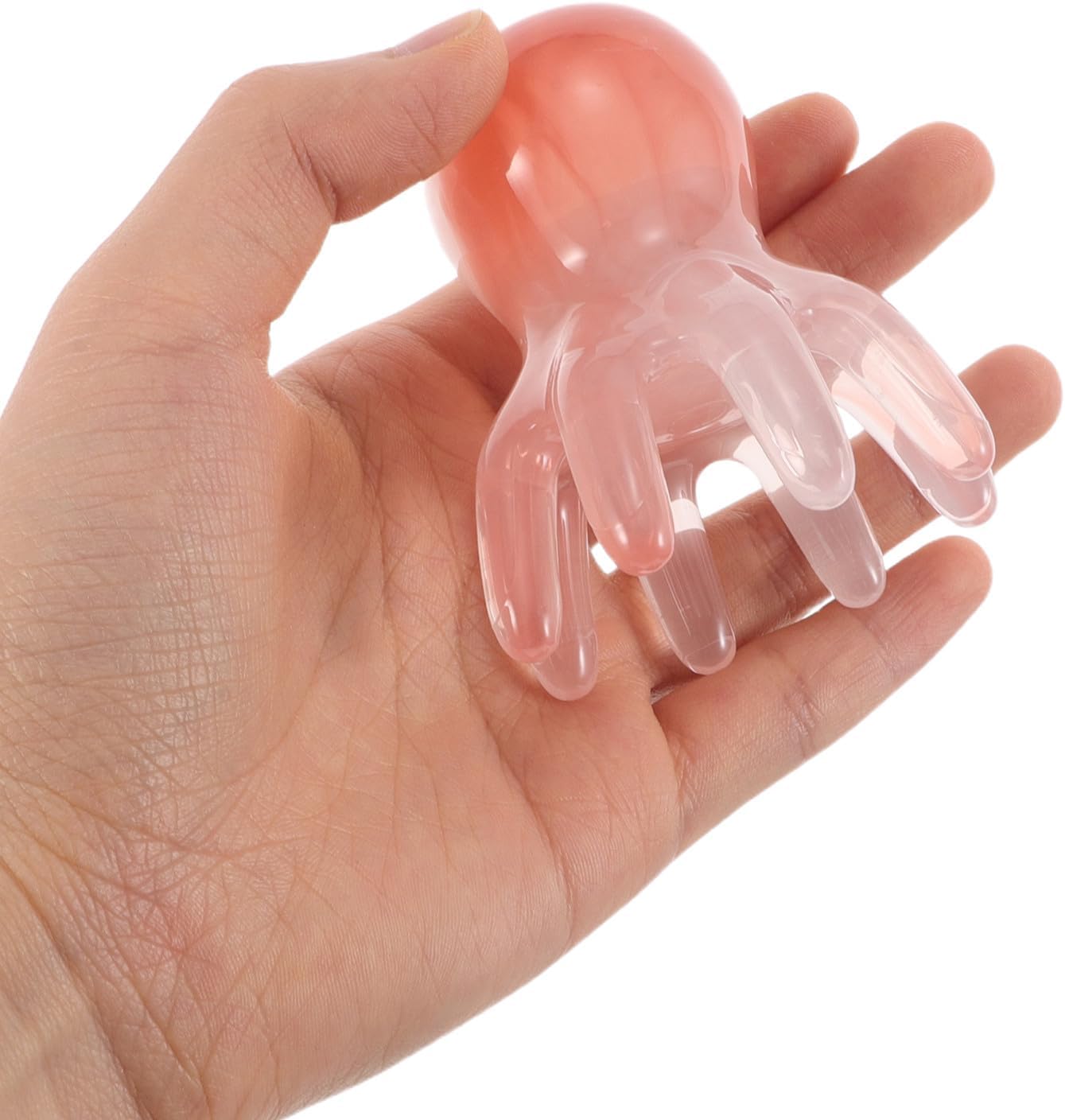 6pcs Octopus Scalp Massager Comb - Claw Shaped Resin Head Massager for Deep Relaxation - Hair Spa Massage Tool for Birthday Scraping Hair Care