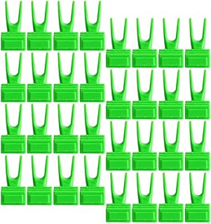 VILLCASE Bird Fruit Fork 50pcs Plastic Birdcage Fruit Holder Parrot Feeding Fork Birds Food Feeder Tool Accessories for Parrots Hamster