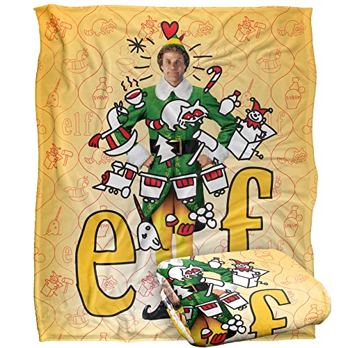 ELF Silky Touch Superweiche Kuscheldecke 152 x 127 cm