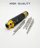 Vista 7 de Cincel modelo de escriptor de línea de panel con 0.1/0.2/0.4/0.6/0.8/1.0/0.079 in hoja tallada resina Scribe línea modelado Scriber