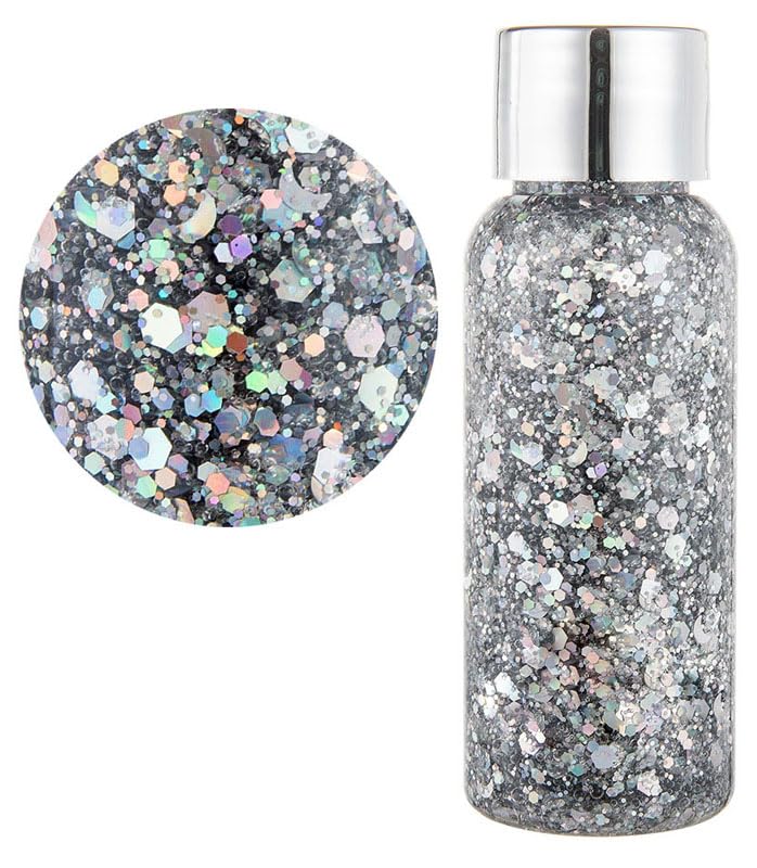 Body Glitter Gel, Face Glitter Body Glitter Liquid Eyeshadow, Face Hair Nail Glitter, Holiday Glitter Makeup (1)