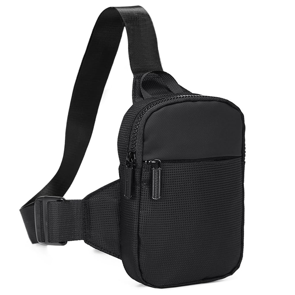 Venzina® Mini Sling Bag for Men and Women, Durable Oxford Cloth, Organized