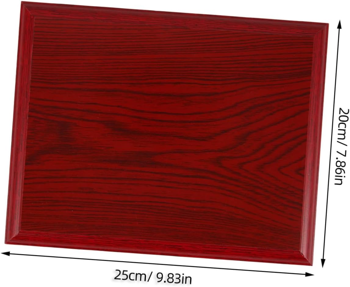 VICASKY Medal Display Holder for Awards and Certificates Elegant Walnut Plaque for Showcasing Medals and