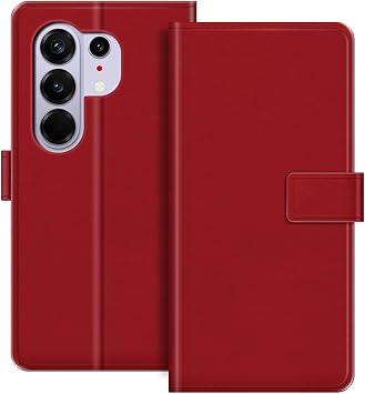 Folio PU Leather Case Compatible with Tecno Camon 50 Ultra 5G - Red