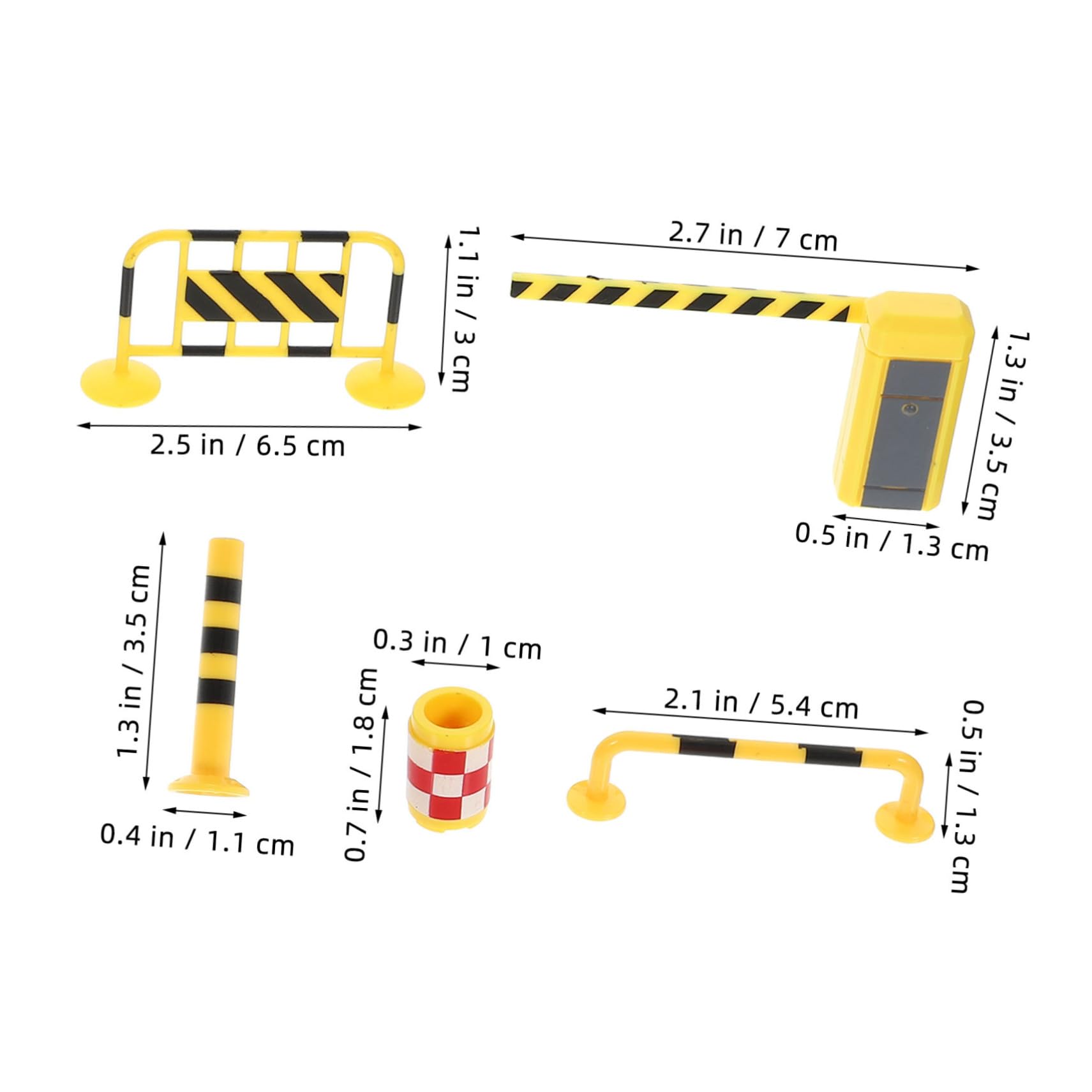 HONMEET Children's Traffic Light Toys 37pcs Road Sign Set Miniature Traffic Sign Toys Early Learning