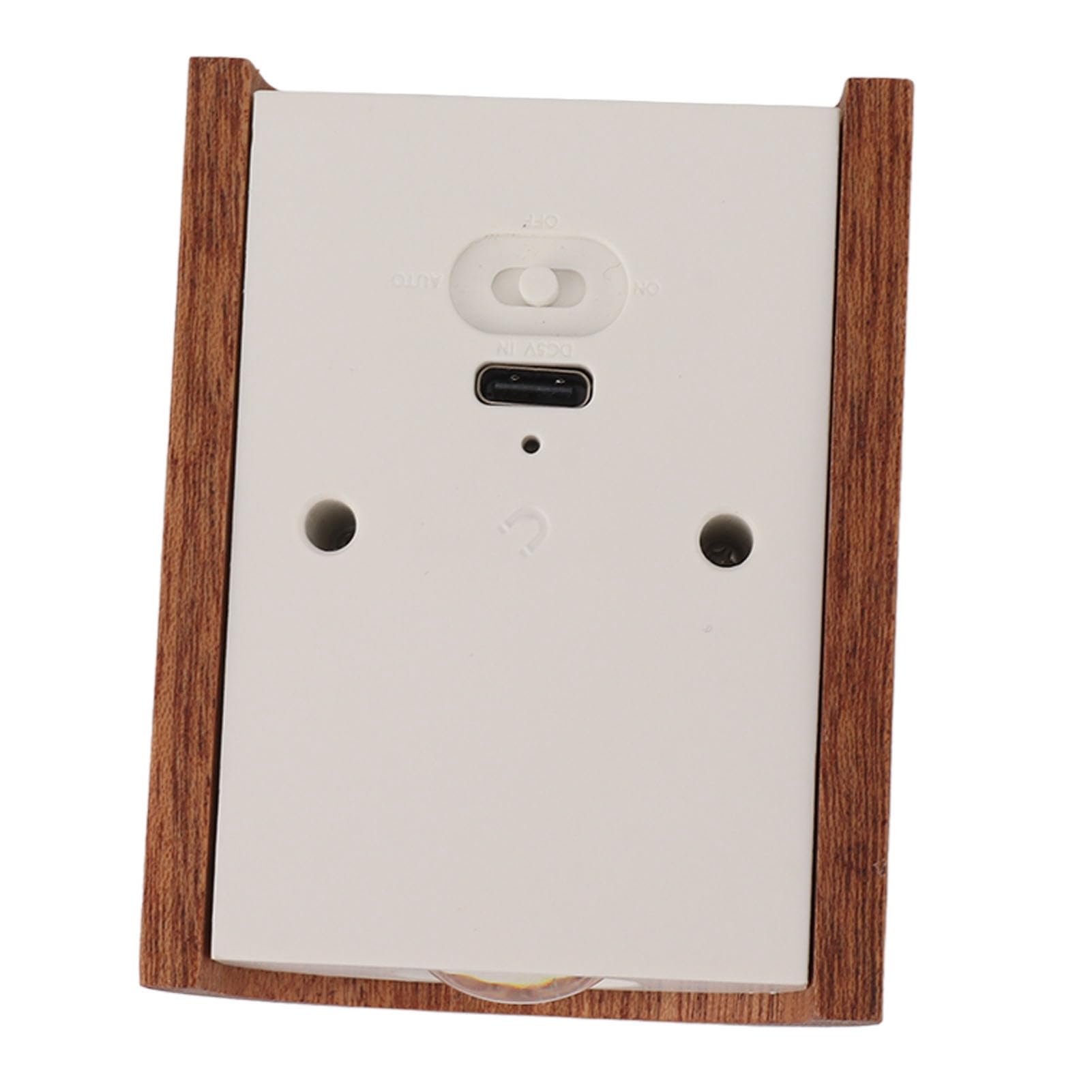 CHICIRIS Luz Nocturna de Madera con Sensor de Movimiento con Fuerte Succión Magnética, Modo de Detección Dual para Pasillo, Luz LED Recargable por USB para Escaleras y Arriba y Abajo, 2 Piezas para