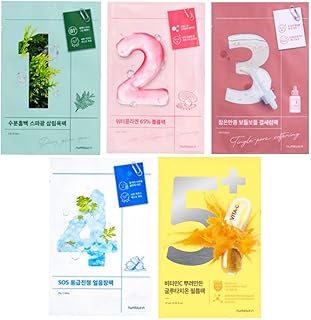 ナンバーズイン フェイスマスク パック 1番 2番 3番 4番 5番 韓国 人気 コスメ お試し 各1枚×5