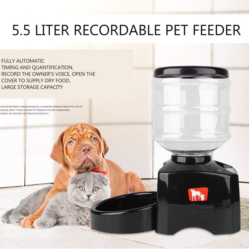 "N/A" EUtoptrader Mangeoire pour Animaux de Compagnie,Distributeur Automatique de Nourriture Distributeur de Croquettes Gamelle pour Chat Chien Animaux Domestiques