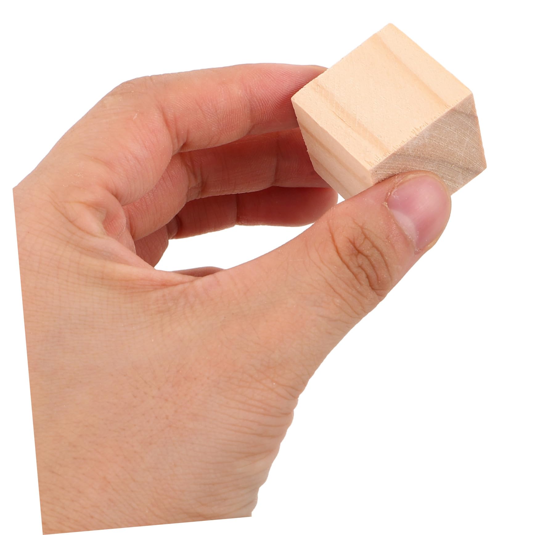 100 Unbehandelte Holzwürfel 2, 5cm Quadratisch zum Basteln