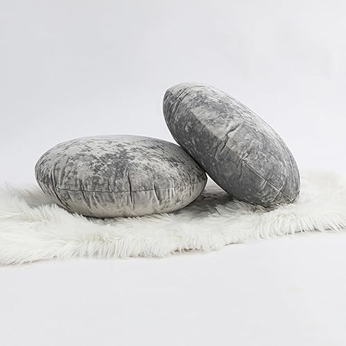 Miniatura 1 de 2 cojines redondos de terciopelo para el hogar