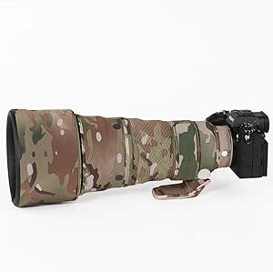 CHASING BIRDS Camouflage Waterdichte Lens Coat voor Olympus 40-150mm F2.8 PRO Regendichte Lens Beschermhoes (Groen Blad Camouflage, Met 2.0X TC (MC-20