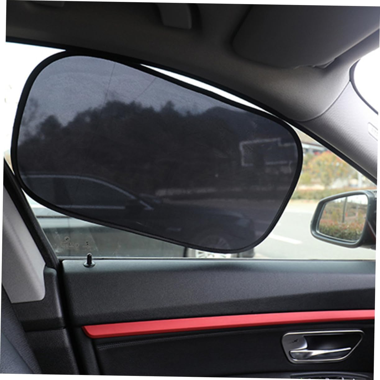 4pcs Static Cling Car Window Shade Protector Auto Back Seat Sunshade for Boys and Girls Pets Lightweight Mesh Easy Installation