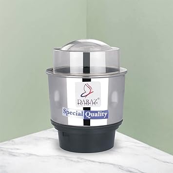 DARAZ Bullet Juicer Jars - Compatible with Traditional Mixer Grinder Quality Mixer Chutney Jar Suitable for Traditional Local & Branded Mixer which comes with 2 Lock & 4 Teeth Coupler, 400ml