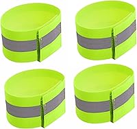 Vista 1 de Halokny - Correas reflectantes de seguridad Halokny para brazos, tobillos, piernas y muñecas, para correr, caminar por la noche, ciclismo y pasear