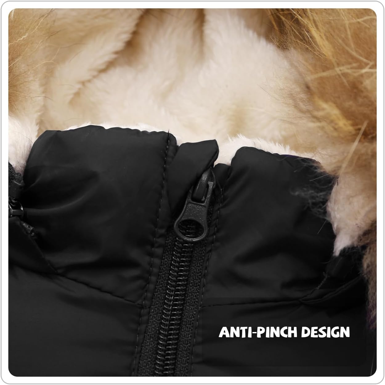 Baby Boy Winter Coat Toddler Girl Hooded Puffer Jacket Fur Collar Down Outerwear - Image 4