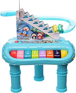 بطريق ثلج بلاستيك 2 في 1 متعدد الوظائف مع 5 أوضاع صوت للتبديل الدوري للأطفال - متعدد الألوان