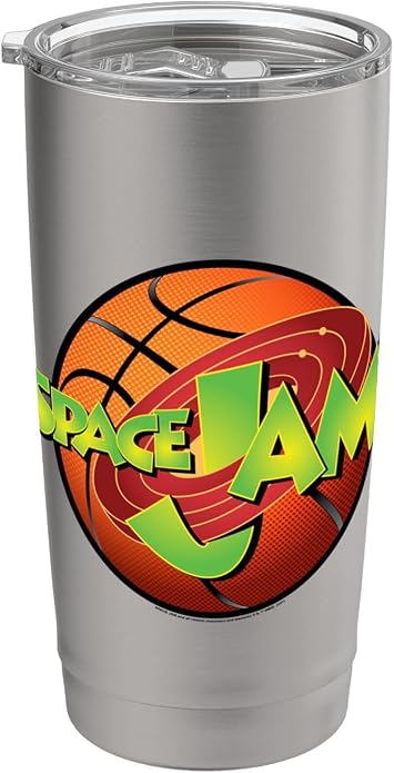 Space Jam Basketball Logo Stainless Steel Insulated Tumbler