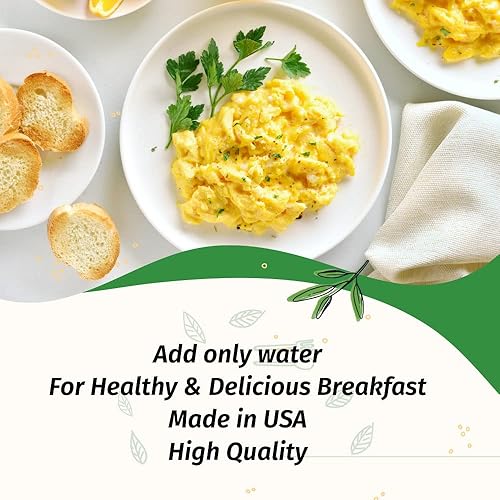 Miniatura 5 de Eggylicious Mezcla de huevos revueltos  Hecho con huevos enteros sin hormonas ni proteínas  Desayuno fácil y delicioso  Ideal para